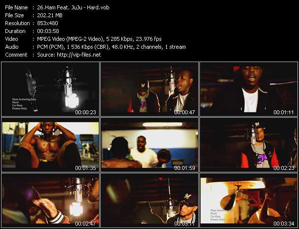 Ham Feat. JuJu video ”Hard” from dvd ”Urban Video March 2013”