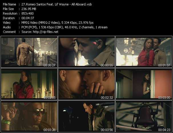 Romeo Santos Feat. Lil' Wayne video ”All Aboard” from dvd ”Urban Video March 2013”