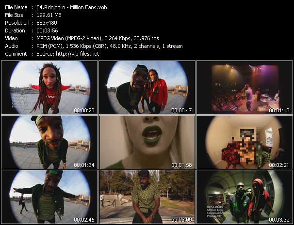 Rdgldgrn video ”Million Fans” from dvd ”Urban Video April 2013”