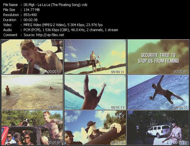 Mgk video ”La La La (The Floating Song)” from dvd ”Urban Video April 2013”