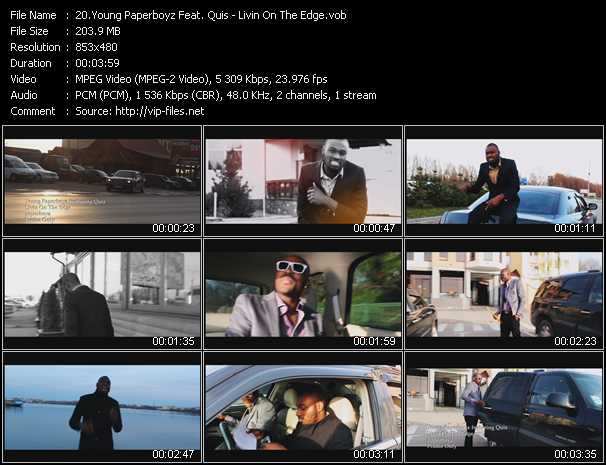 Young Paperboyz Feat. Quis video ”Livin On The Edge” from dvd ”Urban Video April 2013”