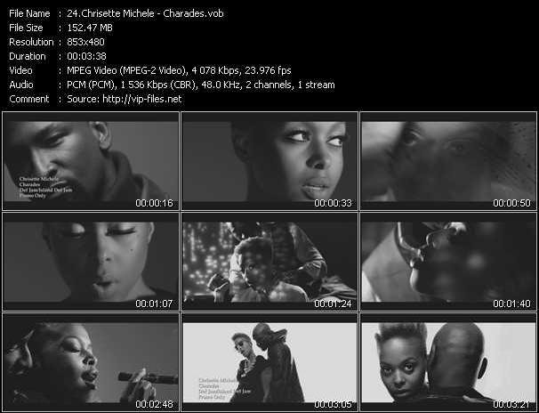 Chrisette Michele video ”Charades” from dvd ”Urban Video April 2013”