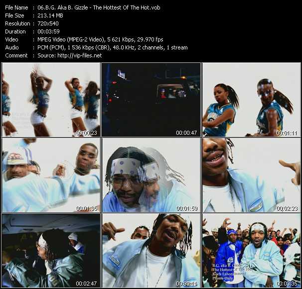 B.G. Aka B. Gizzle video ”The Hottest Of The Hot” from dvd ”Urban Video May 2003”