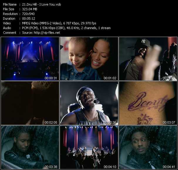 Dru Hill video ”I Love You” from dvd ”Urban Video May 2003”