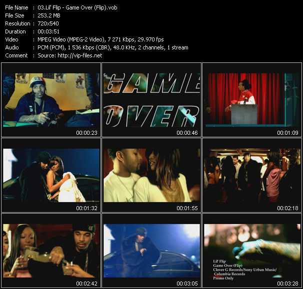 Lil' Flip video ”Game Over (Flip)” from dvd ”Urban Video May 2004”