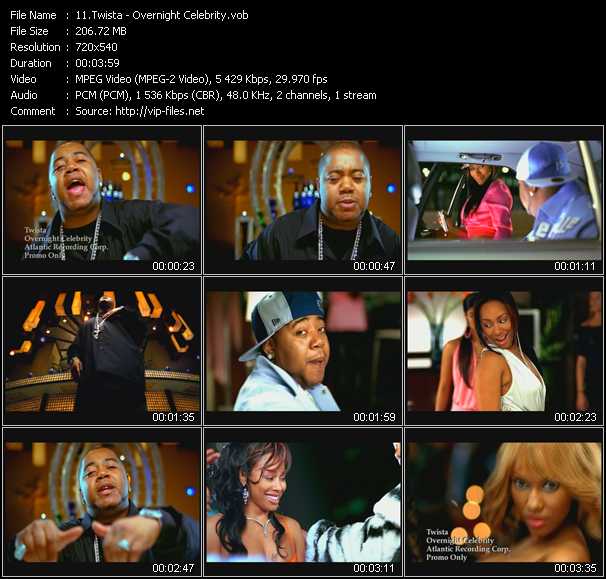 Twista video ”Overnight Celebrity” from dvd ”Urban Video May 2004”