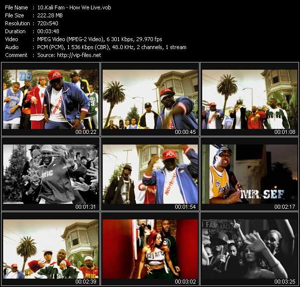 Kali Fam video ”How We Live” from dvd ”Urban Video June 2004”