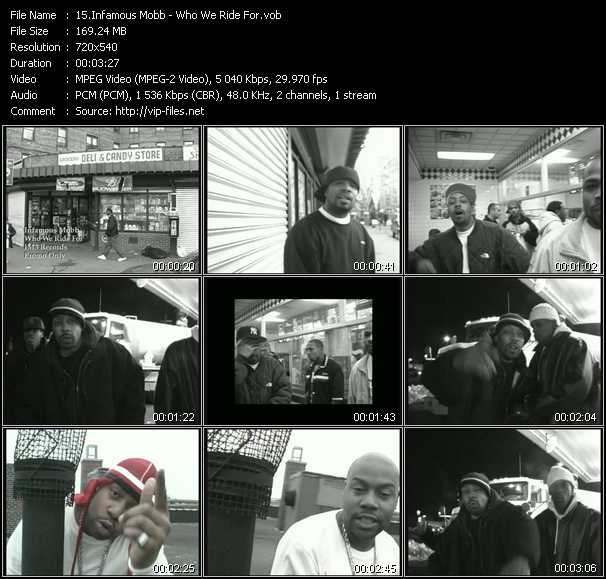 Infamous Mobb video ”Who We Ride For” from dvd ”Urban Video June 2004”