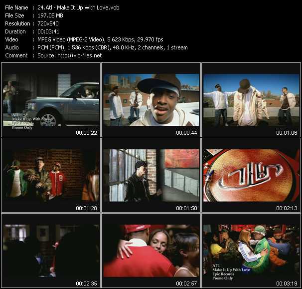 Atl video ”Make It Up With Love” from dvd ”Urban Video June 2004”