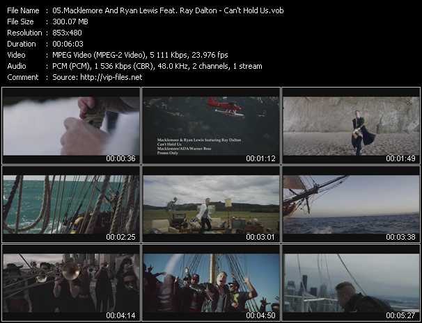 Macklemore And Ryan Lewis Feat. Ray Dalton video ”Can't Hold Us” from dvd ”Urban Video June 2013”