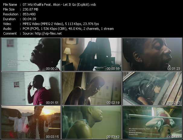 Wiz Khalifa Feat. Akon video ”Let It Go (Explicit)” from dvd ”Urban Video June 2013”