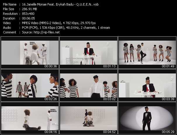 Janelle Monae Feat. Erykah Badu video ”Q.U.E.E.N.” from dvd ”Urban Video June 2013”