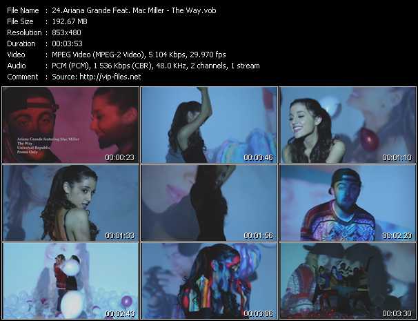 Ariana Grande Feat. Mac Miller video ”The Way” from dvd ”Urban Video June 2013”