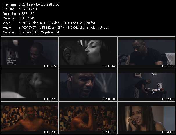 Tank video ”Next Breath” from dvd ”Urban Video June 2013”