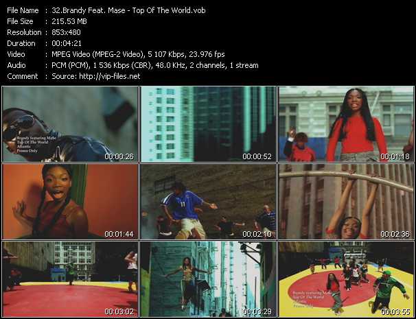 Brandy Feat. Mase video ”Top Of The World” from dvd ”Urban Video June 2013”