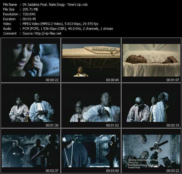 Jadakiss Feat. Nate Dogg video ”Time's Up” from dvd ”Urban Video July 2004”