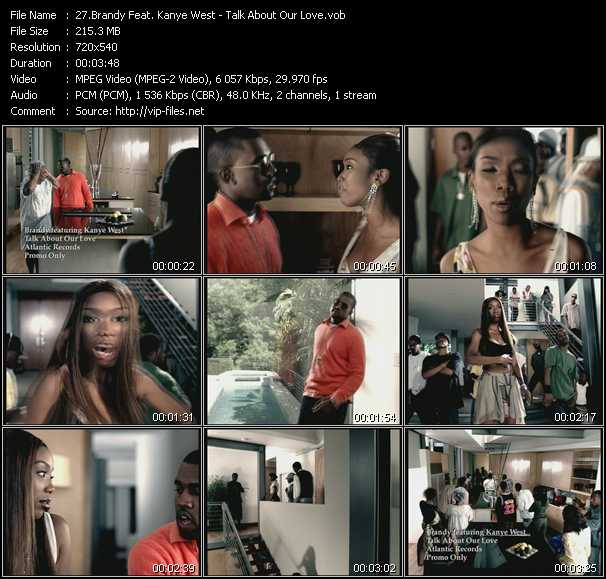 Brandy Feat. Kanye West video ”Talk About Our Love” from dvd ”Urban Video July 2004”