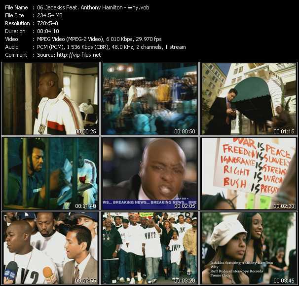 Jadakiss Feat. Anthony Hamilton video ”Why” from dvd ”Urban Video August 2004”