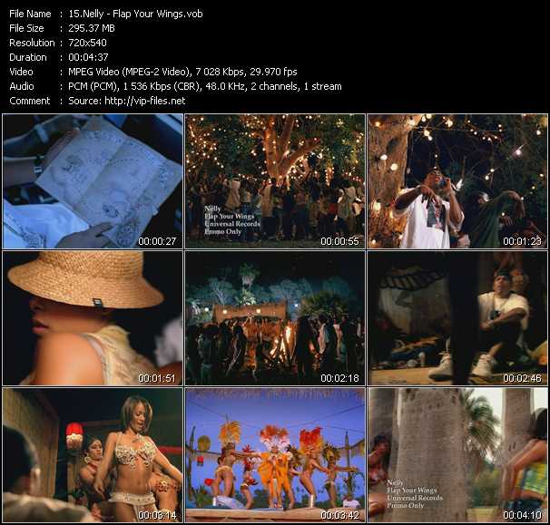 Nelly video ”Flap Your Wings” from dvd ”Urban Video August 2004”