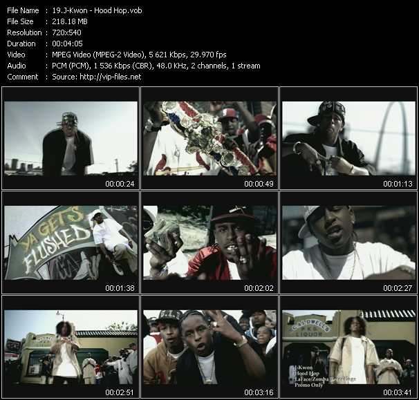 J-Kwon video ”Hood Hop” from dvd ”Urban Video August 2004”