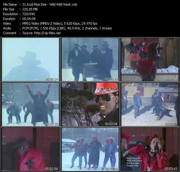 Kool Moe Dee video ”Wild Wild West” from dvd ”Urban Video August 2004”