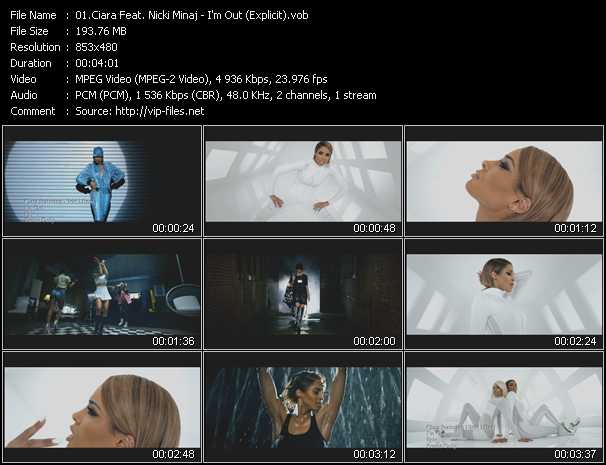 Ciara Feat. Nicki Minaj video ”I'm Out (Explicit)” from dvd ”Urban Video August 2013”