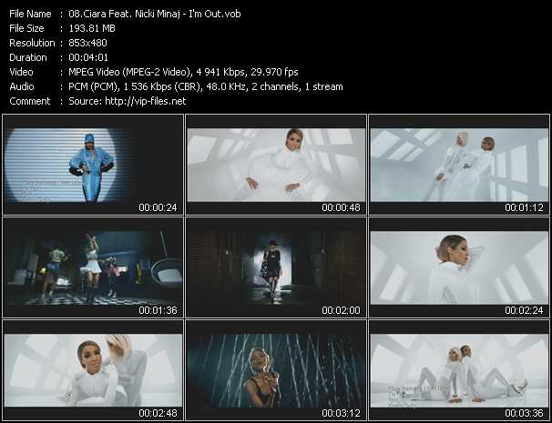 Ciara Feat. Nicki Minaj video ”I'm Out” from dvd ”Urban Video August 2013”