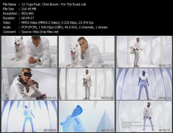 Tyga Feat. Chris Brown video ”For The Road” from dvd ”Urban Video August 2013”