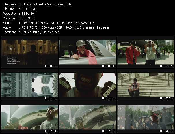 Rockie Fresh video ”God Is Great” from dvd ”Urban Video August 2013”