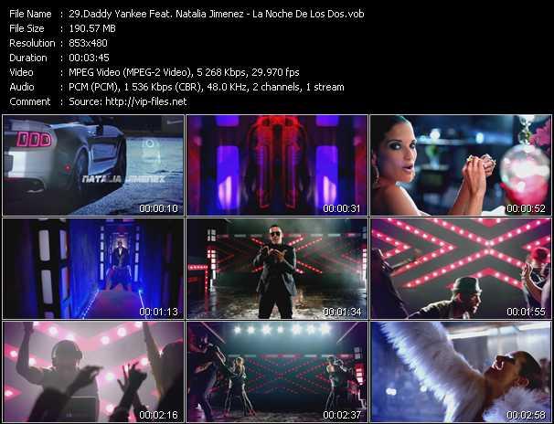 Daddy Yankee Feat. Natalia Jimenez video ”La Noche De Los Dos” from dvd ”Urban Video August 2013”