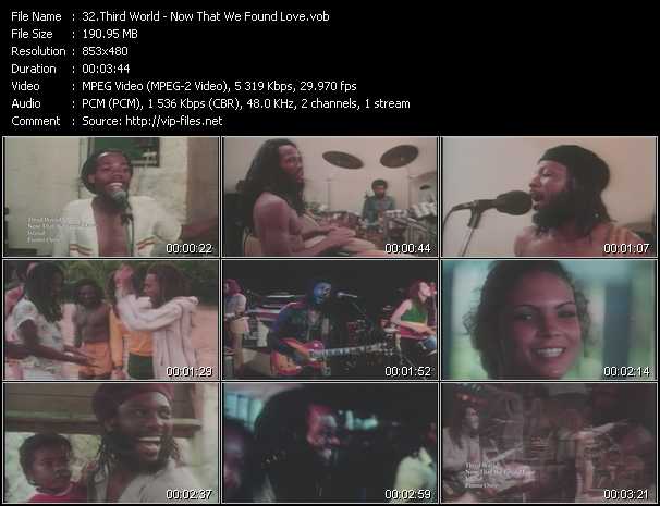 Third World video ”Now That We've Found Love” from dvd ”Urban Video August 2013”