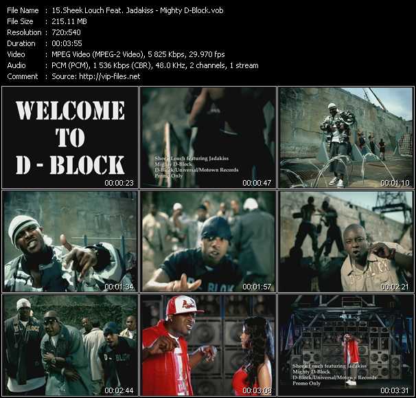 Sheek Louch Feat. Jadakiss video ”Mighty D-Block” from dvd ”Urban Video October 2003”