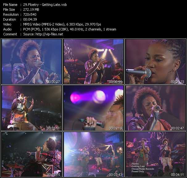 Floetry video ”Getting Late” from dvd ”Urban Video October 2003”