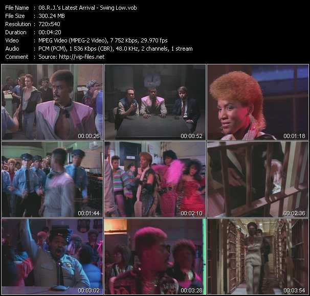 R.J.'s Latest Arrival video ”Swing Low” from dvd ”Rock America Dance July 1985”