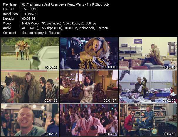 Macklemore And Ryan Lewis Feat. Wanz video ”Thrift Shop” from dvd ”Triple J's Hottest 100 Vol.20”