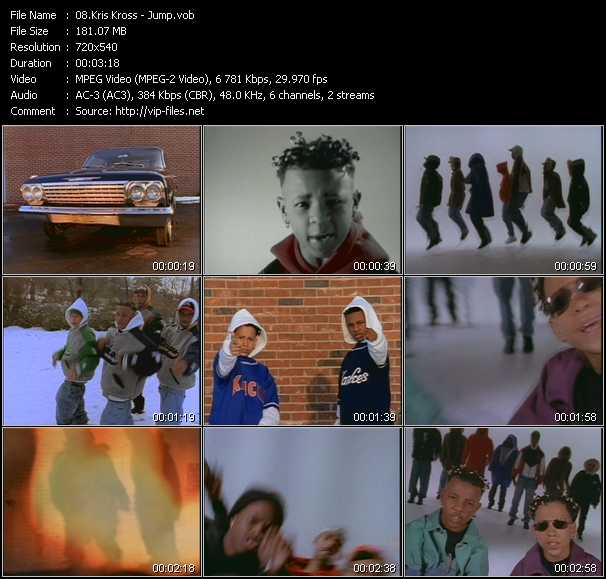 Kris Kross video ”Jump” from dvd ”90's Hits. Original Artists Music Videos”