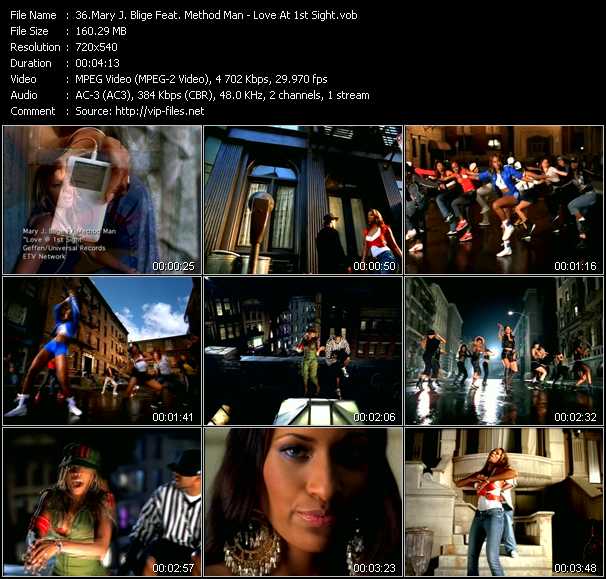 Mary J. Blige Feat. Method Man video ”Love At 1st Sight” from dvd ”ETV Network Hot Hitz September 2003”