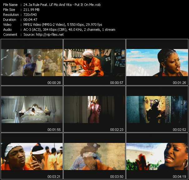 Ja Rule Feat. Lil' Mo And Vita video ”Put It On Me” from dvd ”ETV Network Vital Dance 9040 January 2001”