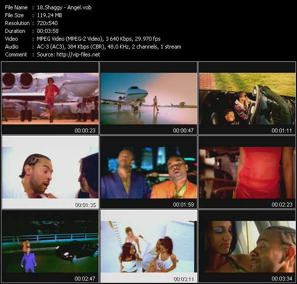 Shaggy Feat. Rayvon video ”Angel” from dvd ”ETV Network Vital Dance 9042 March 2001”