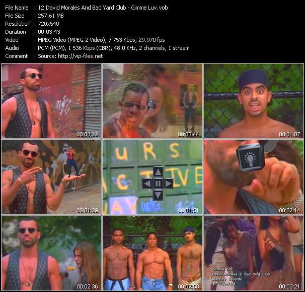 Download Music Video: David Morales And Bad Yard Club - Gimme Luv (Eenie Meenie Miny Mo) 