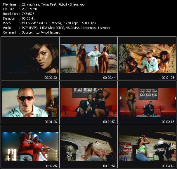 Ying Yang Twins Feat. Pitbull video ”Shake” from dvd ”MixMash Dance March 2006”