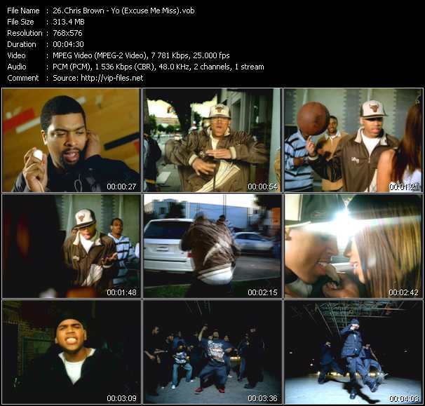 Chris Brown video ”Yo (Excuse Me Miss) - Gimme That” from dvd ”MixMash Dance April 2006”