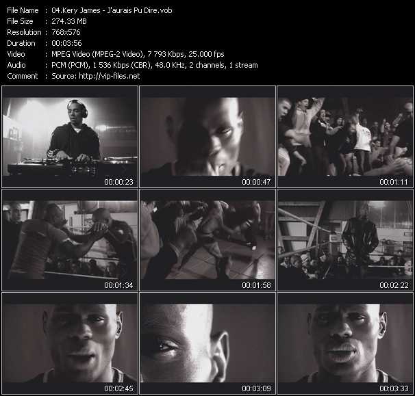 Kery James video ”J'aurais Pu Dire” from dvd ”MixMash Francais June 2005”