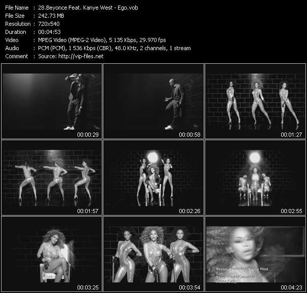 Beyonce Feat. Kanye West video ”Ego” from dvd ”Hot Video Classics Best Of 2009 Vol.1”