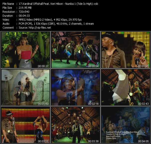 Kardinal Offishall Feat. Keri Hilson video ”Numba 1 (Tide Is High)” from dvd ”Hot Video Classics Best Of 2009 Vol.2”