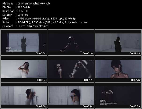 Rihanna video ”What Now” from dvd ”Hot Video January 2014”