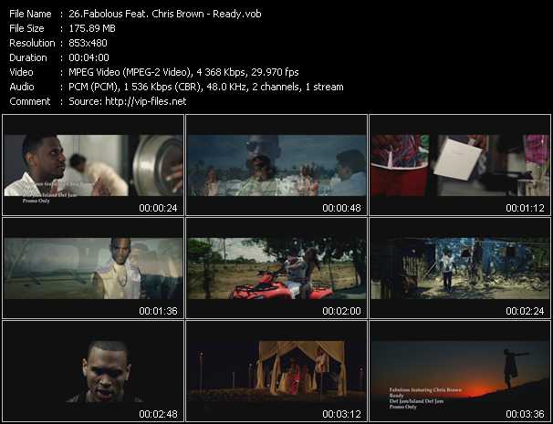 Fabolous Feat. Chris Brown video ”Ready” from dvd ”Hot Video June 2013”