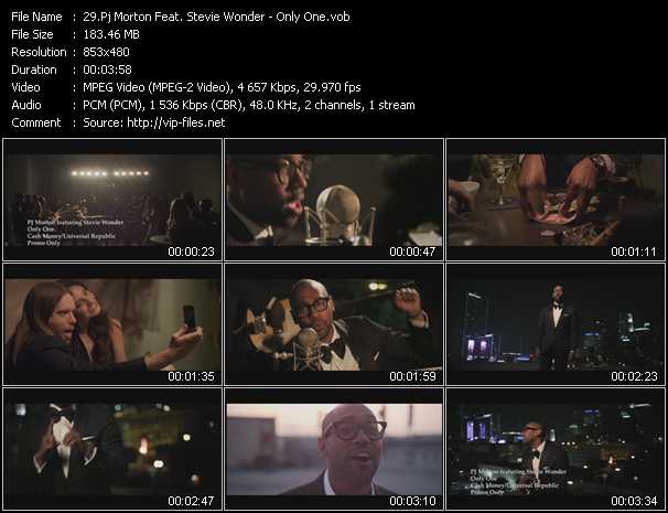 Pj Morton Feat. Stevie Wonder video ”Only One” from dvd ”Hot Video June 2013”