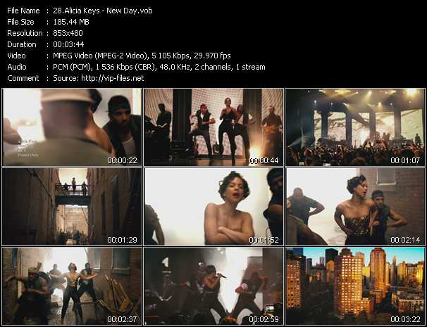 Alicia Keys video ”New Day” from dvd ”Hot Video July 2013”