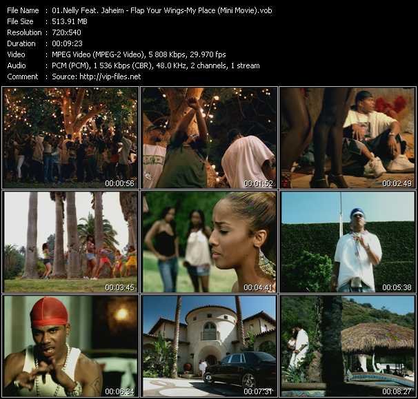 Nelly Feat. Jaheim video ”Flap Your Wings - My Place (Mini Movie)” from dvd ”Urban Video September 2004”